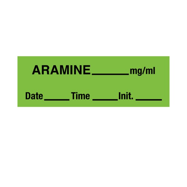 Tape, Aramine 1/2" x 500" Green w/Black